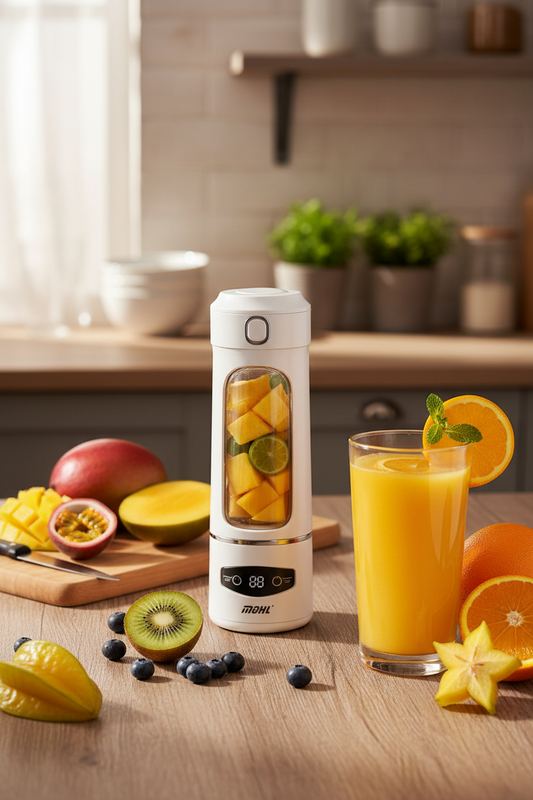 2-en-1 : Mixe tes Fruits & Bois directement — Portable Juice Cup Rechargeable