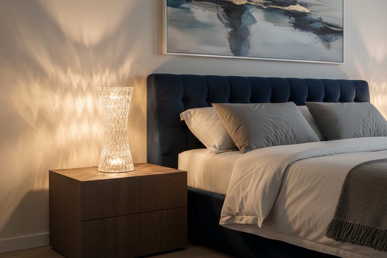 Votre lampe crystal LED - Chambre