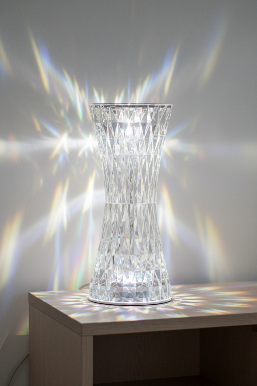 Votre lampe crystal LED - Détails